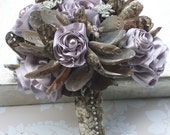 Funky Frogger Seashell and Satin Bouquet - PRICE REDUCED