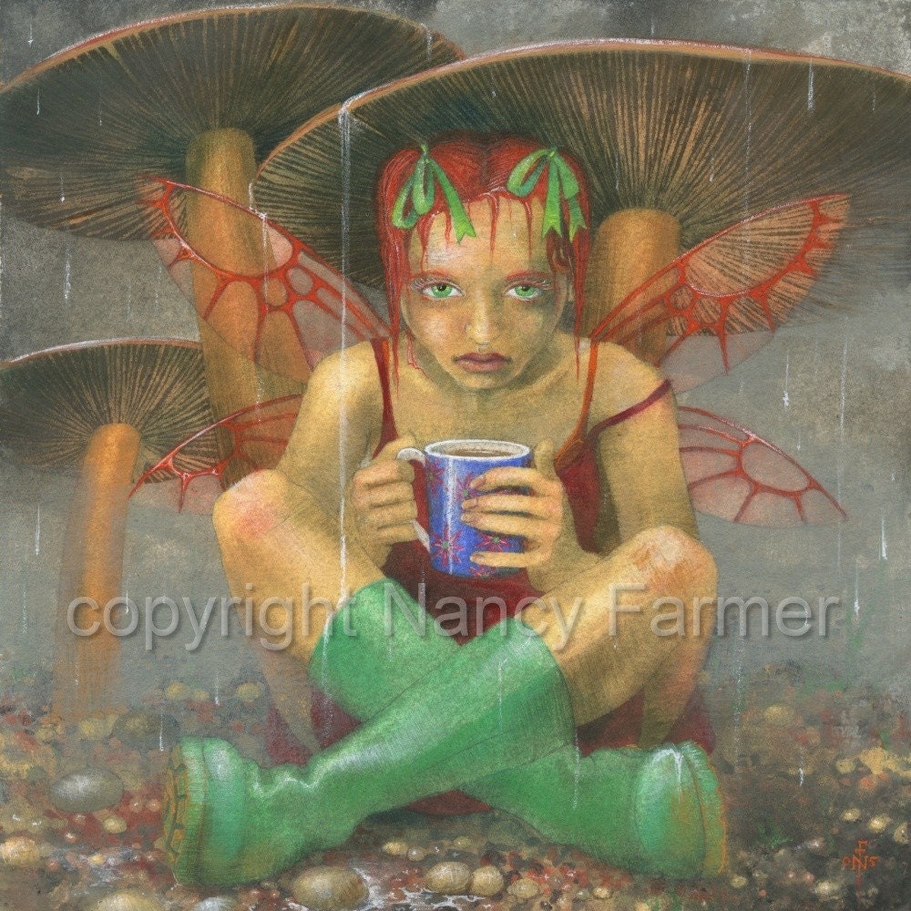 The Bank Holiday Fairy - Signed miniature print
