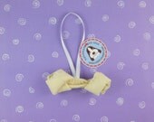 Rawhide Bone Hanging Plush Treat