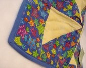 Blue and Yellow Doll Quilt