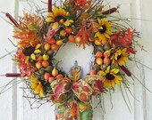 Pumpkin Harvest Wreath