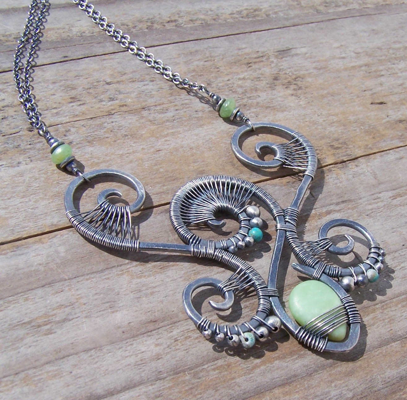 Seabound - Award Winning Design - Sterling Silver Necklace