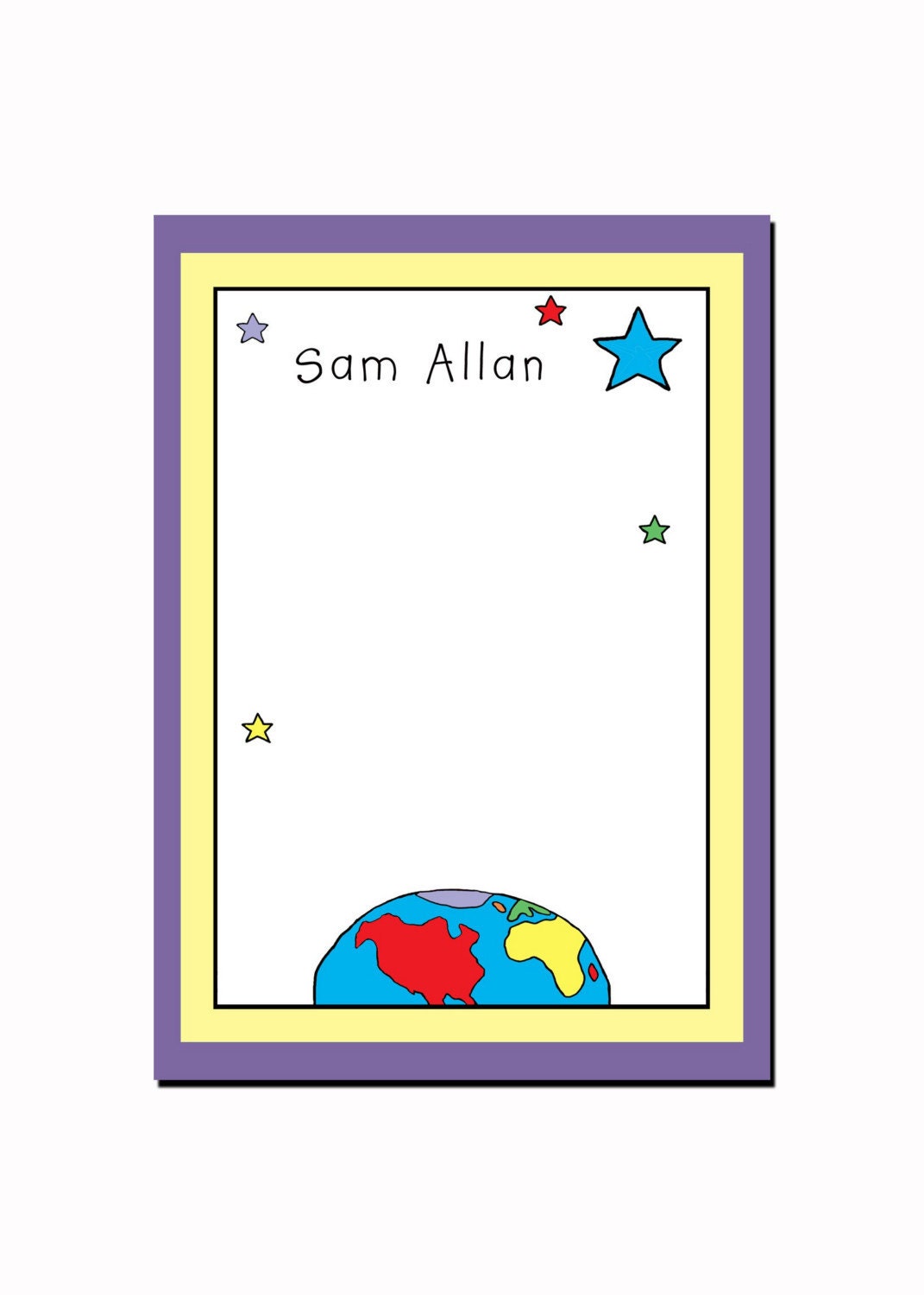 Earth - Set of 10 Note Cards
