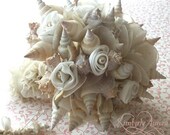 Made to Order Custom Details Graceful Omoo Seashell Bouquet and Boutonnierre  FULL PAYMENT