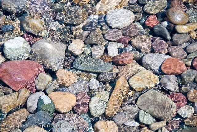 Summer Light on River Rocks Photograph