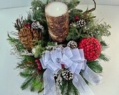 Candle Centerpiece for the Nature Lover