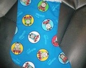 Thomas the Tank Engine and Friends and Chenille Handmade Christmas Stocking FREE US SHIPPING