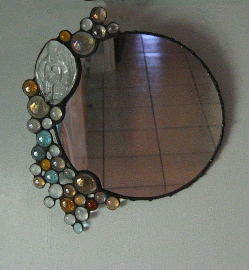 Bubble glass mirror