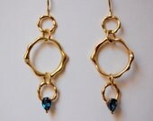 Teething Ring Earrings- 18K