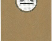 Zodiac Cross Stitched Card-Libra