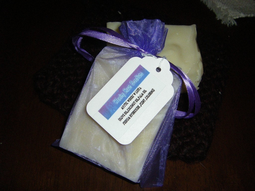 Random Soap Sampler Four  5oz Bars  Free Shipping