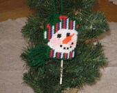 Christmas Snowman Lollipop Holder Ornament