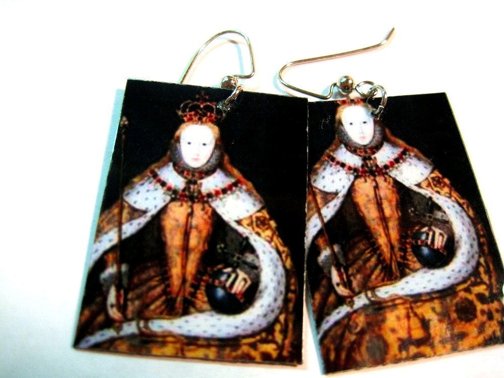 Queen Elizabeth I of England Coronation Earrings Photo Jewelry