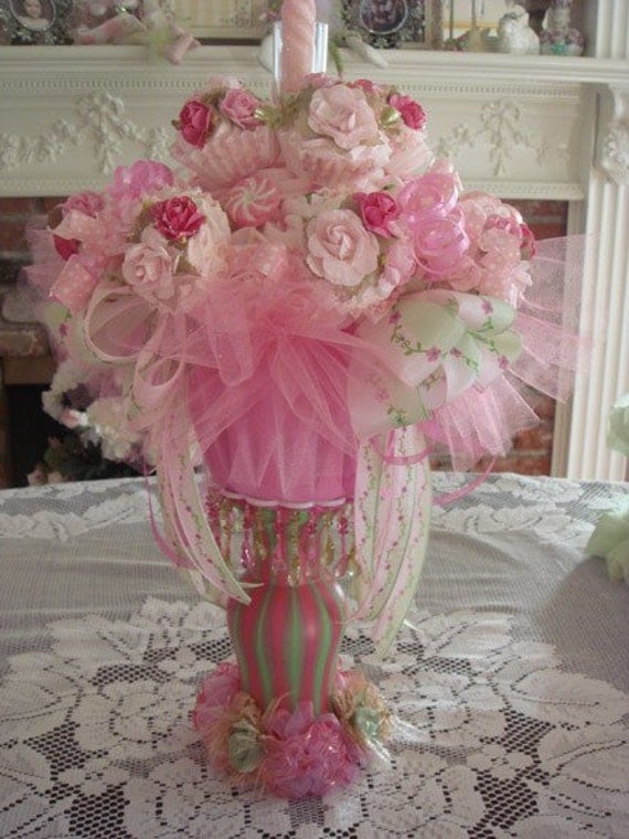 Huge Faux Cupcakes Centerpiece Birthday TuTu Customized Fairy Princess Party