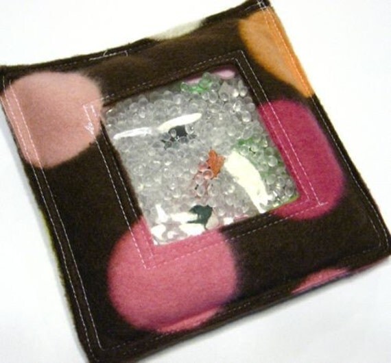 Brown Dot I Spy Bag, eye spy game