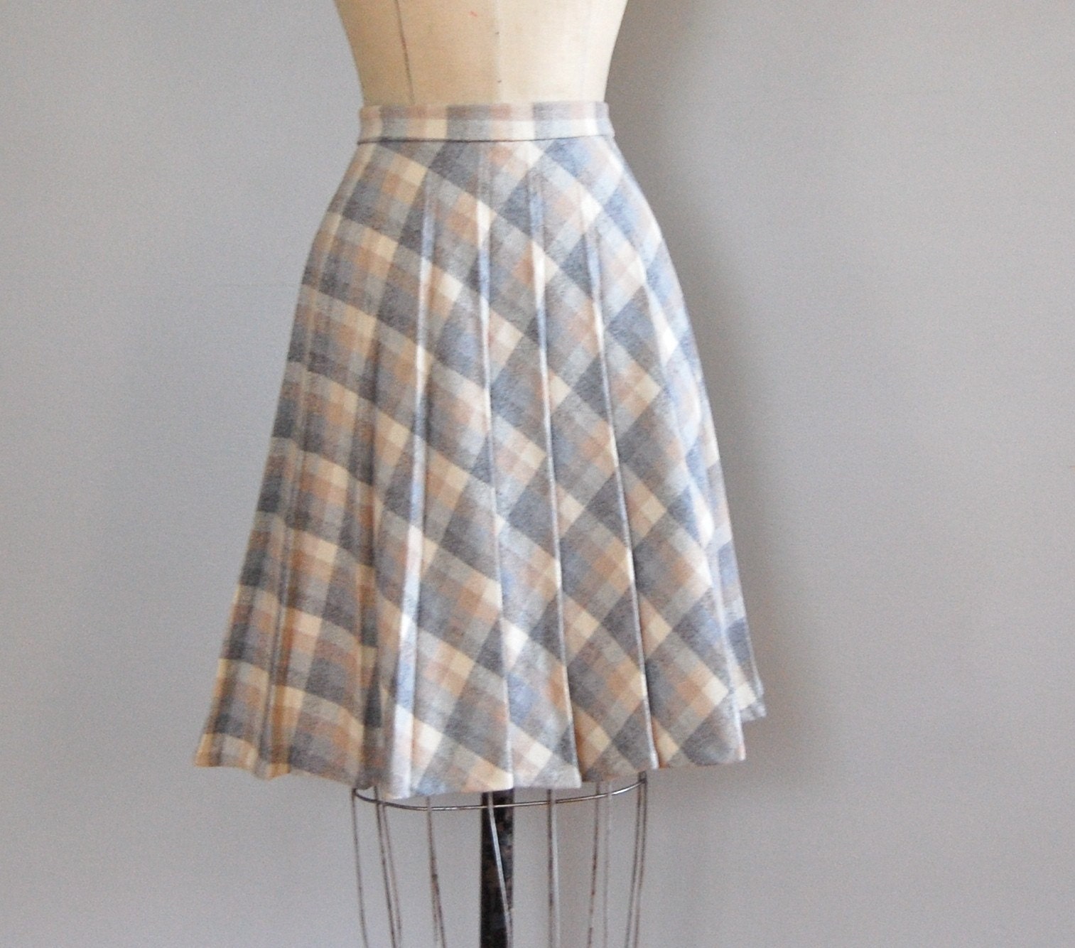 vintage MORNING FROST wool skirt