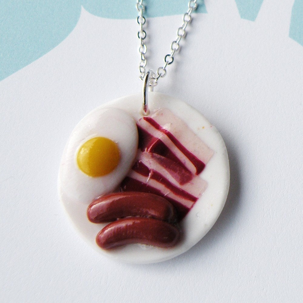 Breakfast Plate Necklace