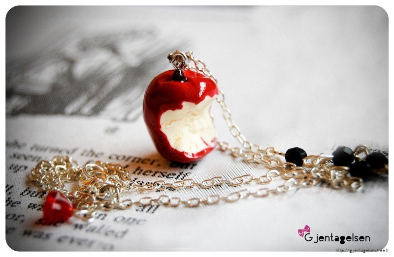 Snow White's apple necklace