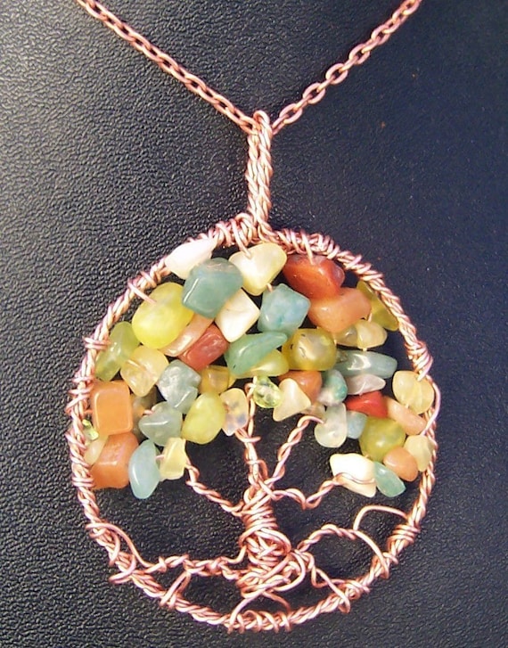Autumn Tree of Life necklace