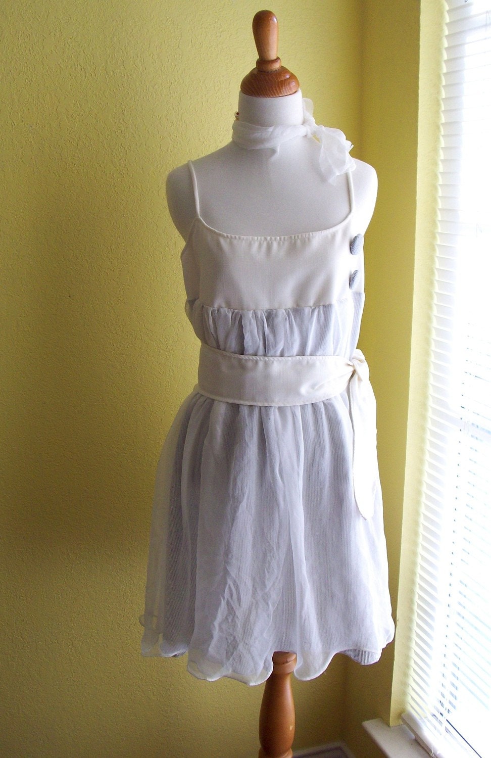 Silk and Linen Dress- Old Rags Design