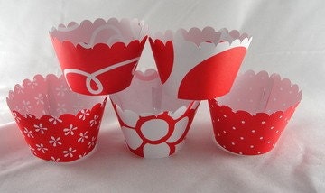 Red Cupcake Wrappers