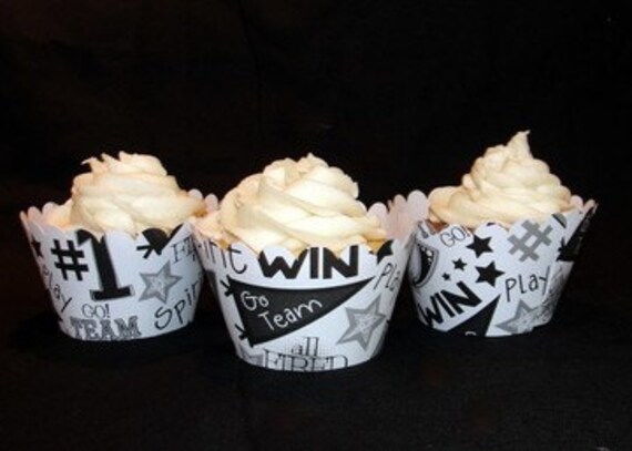 Cheerleading Cupcake Wrappers