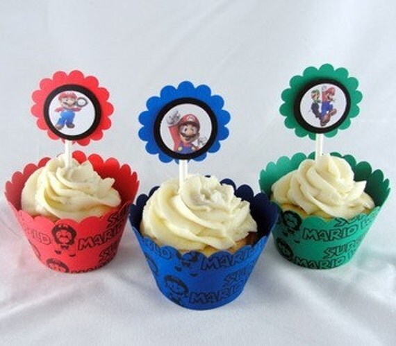 Super Mario Brothers Cupcake Toppers 5