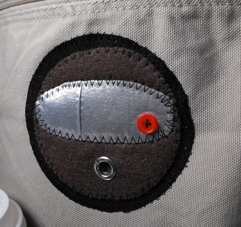 Robot Alien - Canvas Backpack - for School, College, Travel, Book, Laptop