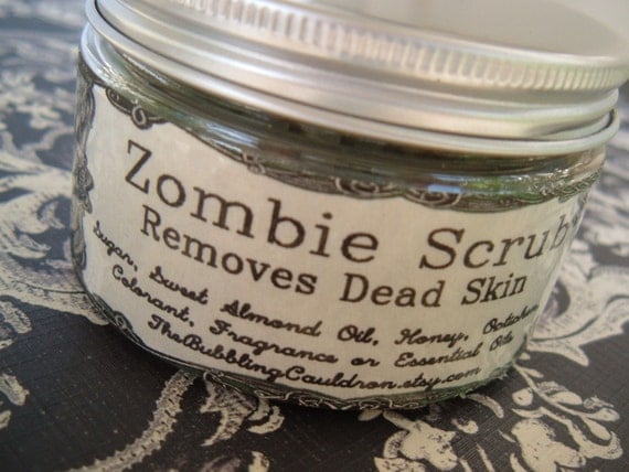 Zombie Scrub - Removes Dead Skin - Eucalyptus Oils - 4 ounces