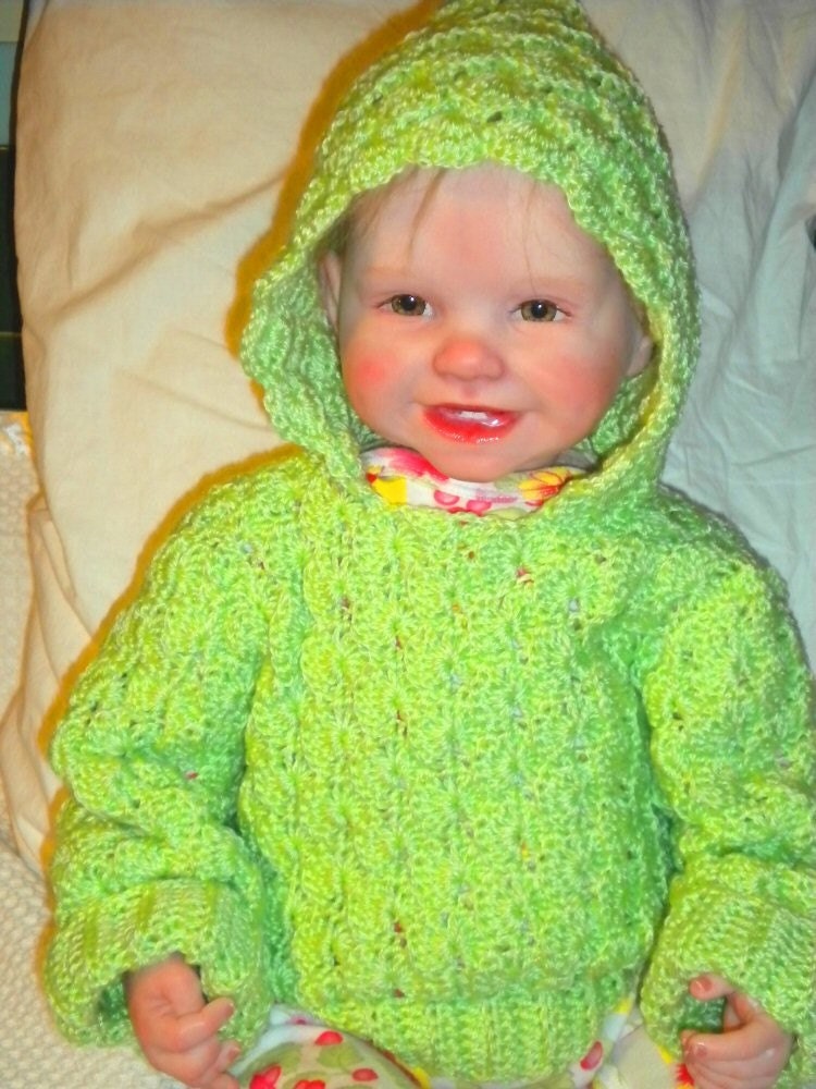 Crocheted Baby Sweater | Bundles Of Love