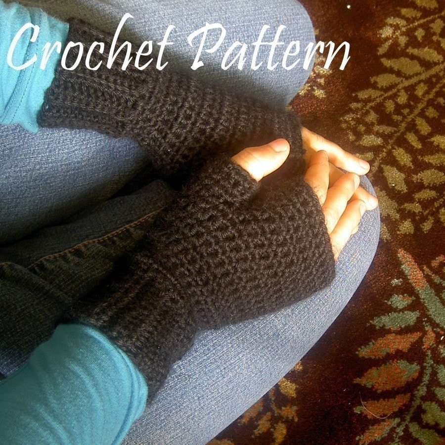 Crochet Fingerless Gloves #1 - YouTube