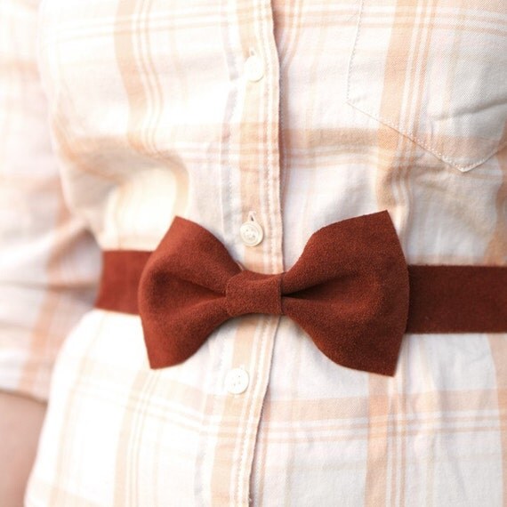 Rust Bow Belt