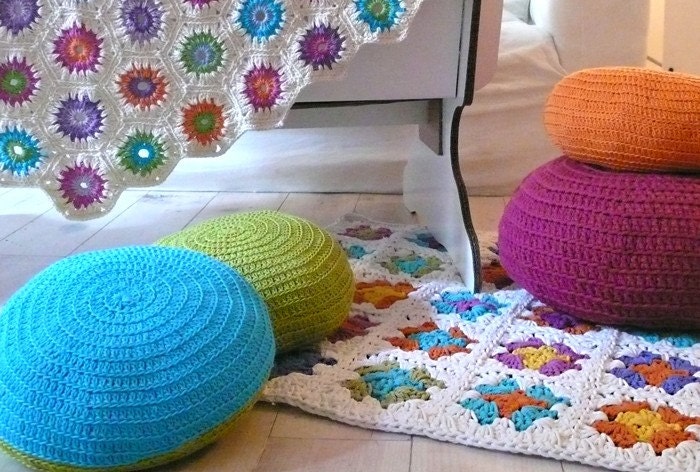 Crochet Tapete - Vovó Praça