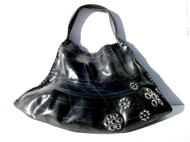 Handmade Recycled Rubber Bag (FR001)
