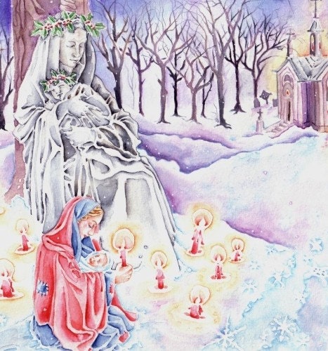 Madonna of the Snows Print