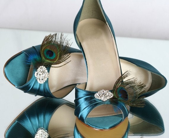 Peacock Shoes Blue BellMell Peacock Wedding Shoes Peacock Feathers Peacock
