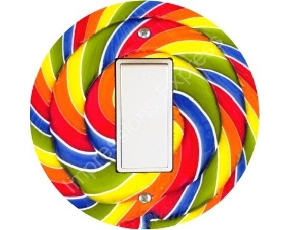 Giant Lollipop Decora Rocker Switch Plate Cover