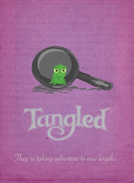 Disney's TANGLED Original Poster Design