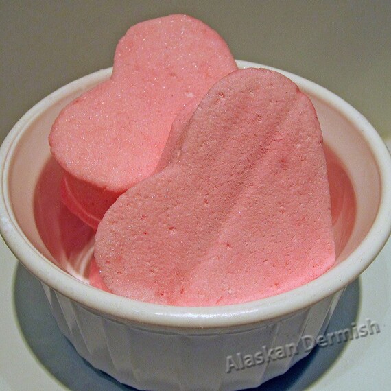 Heart Marshmallows, Pink Peppermint - 3 piece