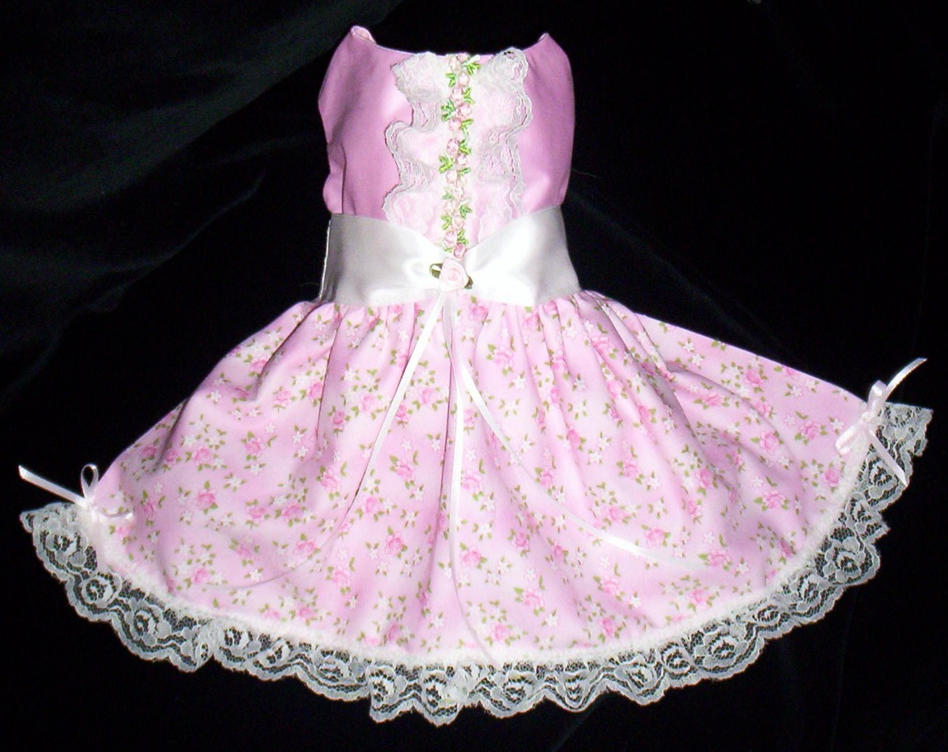 Pretty in Pink Lavish Floral Dog Dress