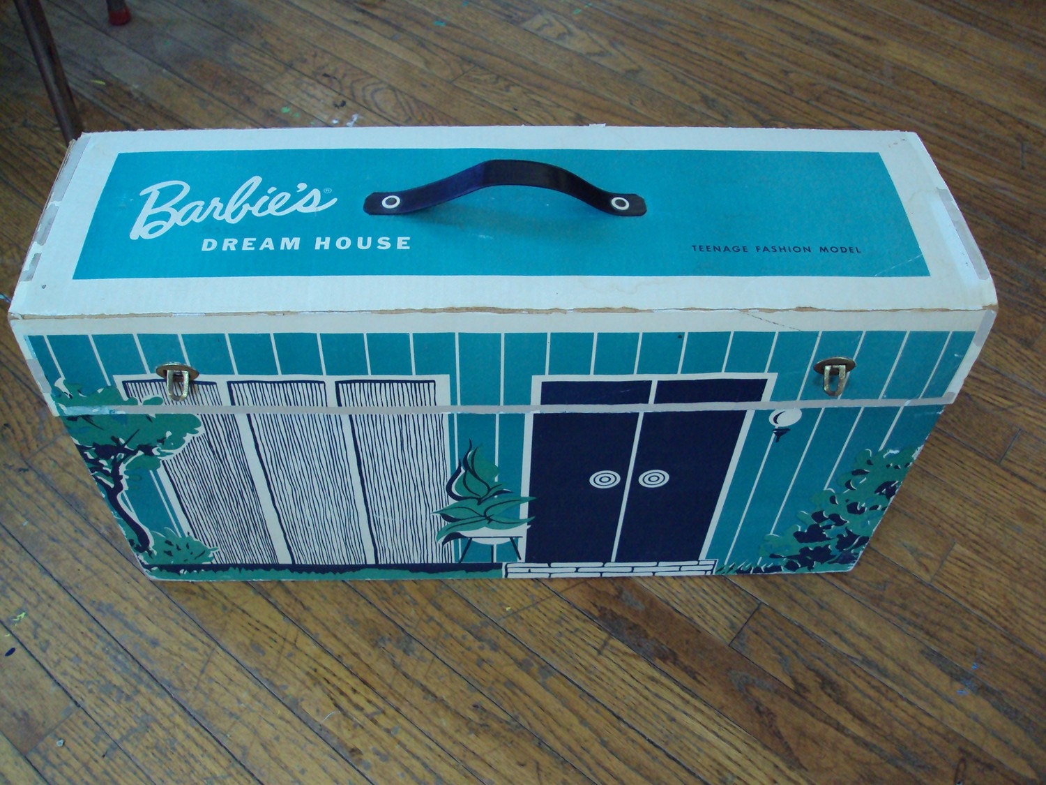 Vintage 1962 Barbie Dream house by Matel Now On Sale 10 bucks off