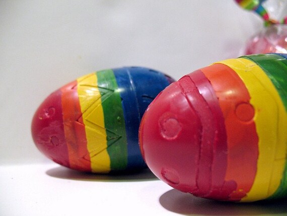 Easter Egg Recycled Rainbow Crayon- (Set of 5)