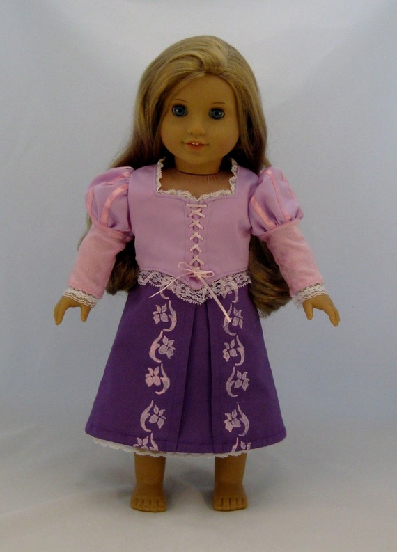 American Girl Sized Tangled  Rapunzel Costume