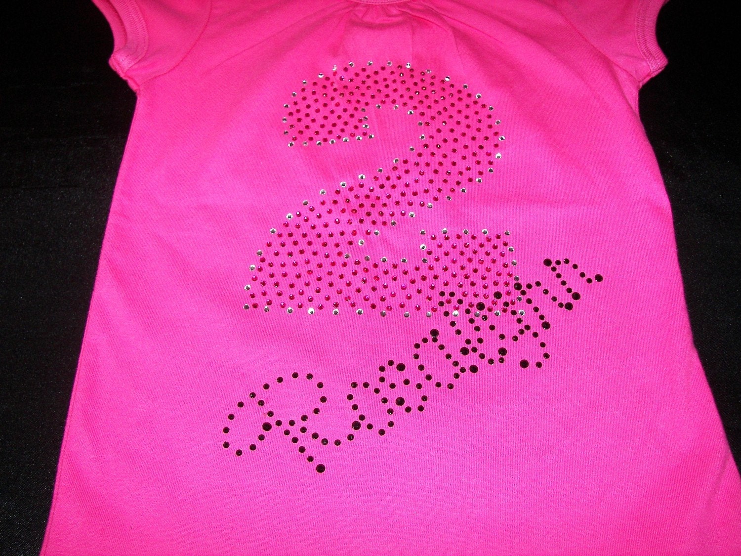 Birthday BLING Shirt--Perfect for your little princess birthday--Personalized--
