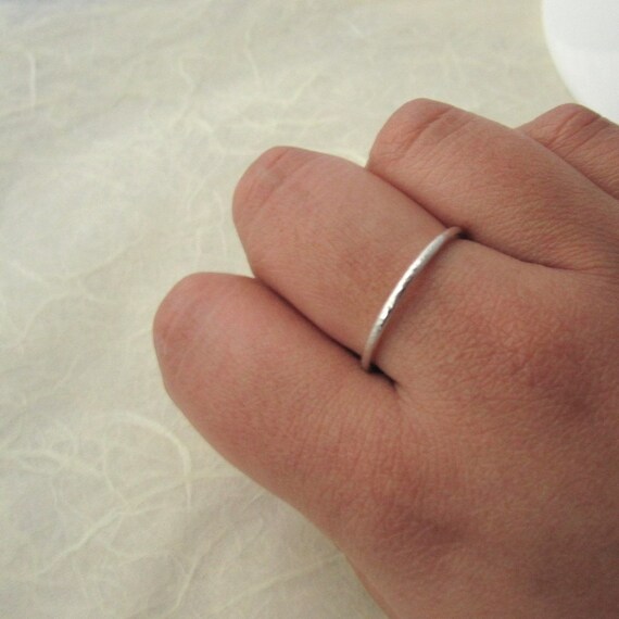 Textured Ring Worn