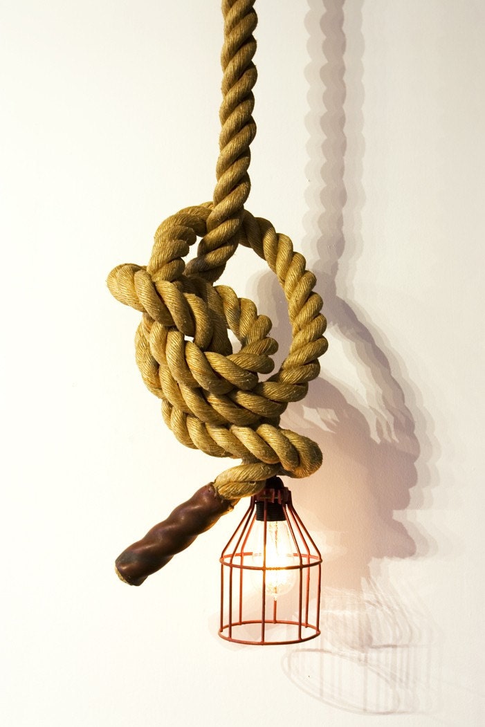 Unique climbing rope light