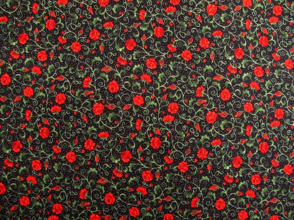 Fabric Freedom Red Rose 682-2