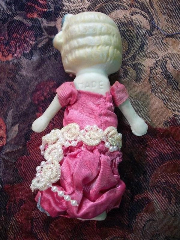 Oh Baby Baby - Vintage Bisque Kewpie Doll - Baby Flapper