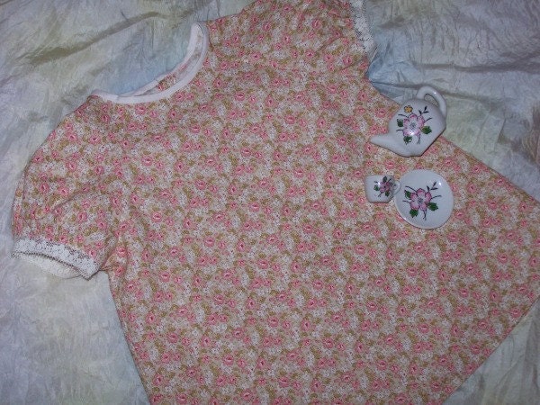 Pink Floral Tea Party Dress