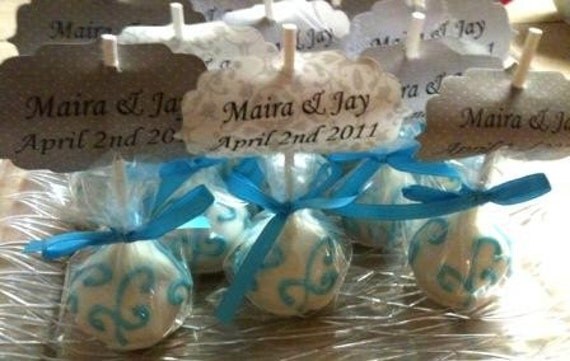 Cake Pops Wedding Favors